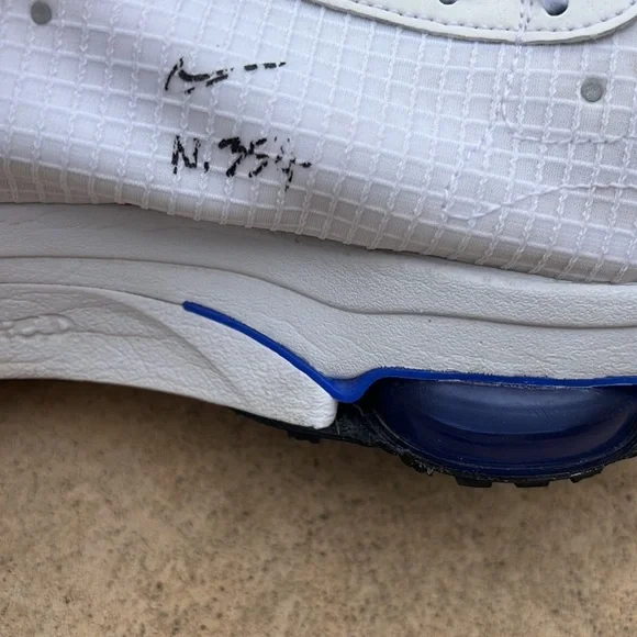 Nike Air Zoom Type SE White Royal Blue Men's Sneakers Size 8 - Picture 12 of 13